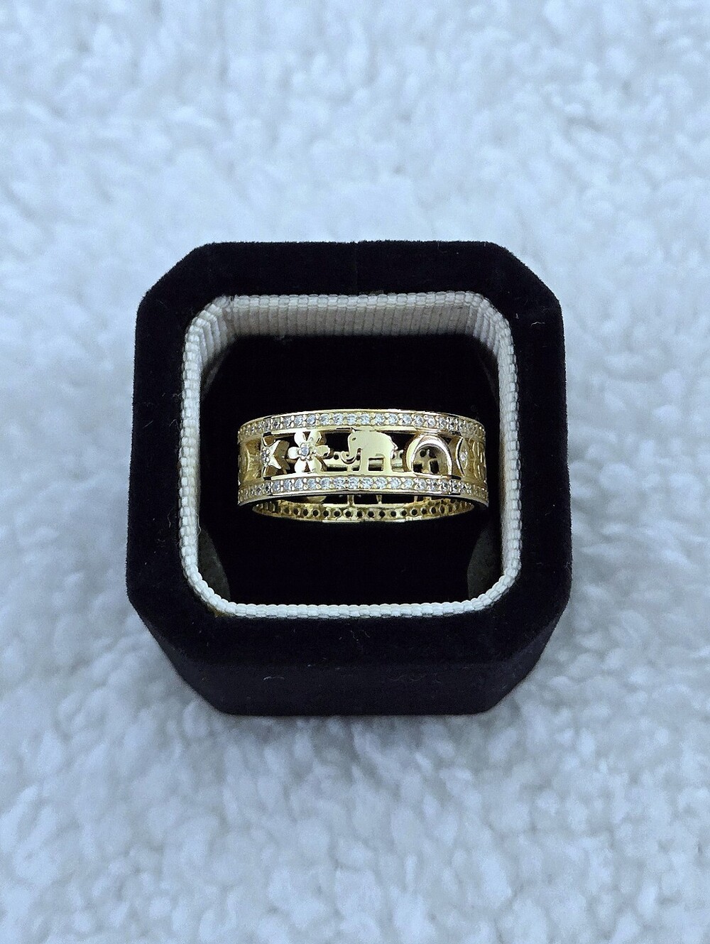 Neo Relique Gold💛 Double✌️ Band Ring💍 with Symbols - NIB - Picture 12 of 16